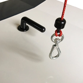 News article image: Lifting hoist hook detail
