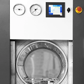 News article image: Circular cross-section autoclave chamber