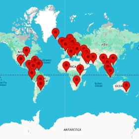 News article image: Global Map of Astell Dealers