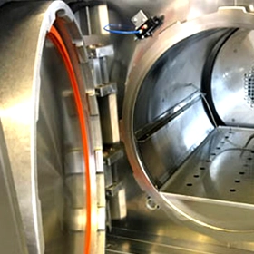 News article image: Chamber of stainless steel over pressure autoclave
