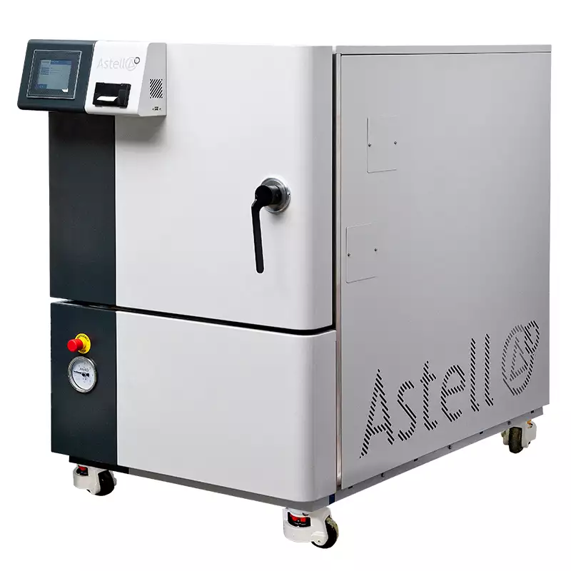 Large front loading autoclave