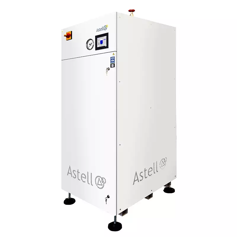 Front/right view: 72kW steam generator