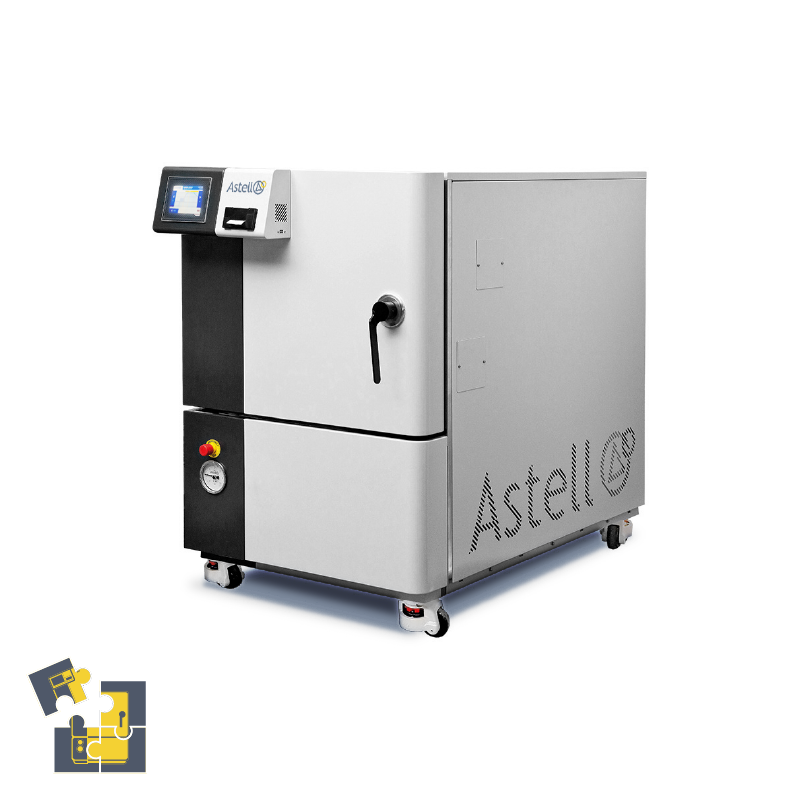 Autoclave de carregamento frontal de 120 a 344 litros