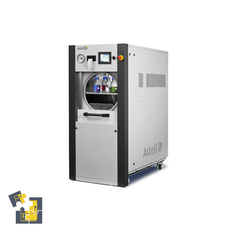 120 - 344 Litre Sliding Door Circular Chamber Autoclave